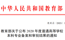 喜讯！我校新增三个本科专业